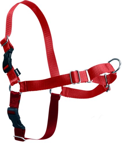 PetSafe Easy Walk-Geschirr, Anti-Zieh-Hundegeschirr, Verringert Würgen und Husten, Mit 1,8 M Leine, Größe S, Rot PetSafe Easy Walk-Geschirr, Anti-Zieh-Hundegeschirr, Verringert Würgen und Husten, Mit 1,8 M Leine, Größe S, Rot von PetSafe