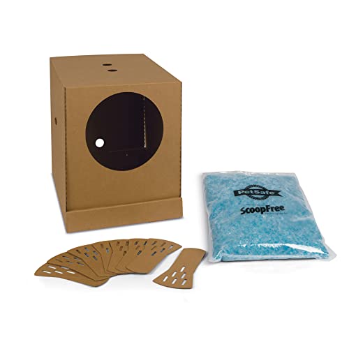 PetSafe Einweg Katzentoilette, klappbar Design für Reisen, von den Schöpfern von ScoopFree selbstreinigende Katzentoilette von PetSafe