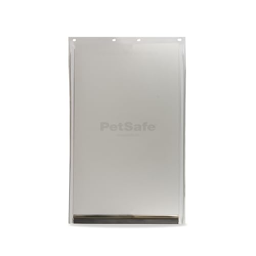 PetSafe Medium-Ersatztür, braun, ungiftig, wetterbeständig, Magnetverschluss, Größe M, Kundendienst in den USA, Haustiertür von PetSafe