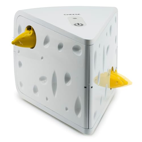 PetSafe Cheese Katzenspielzeug, Interakties Beschäftigungsspielzeug mit Timer, 3 AA Batterien erforderlich PetSafe Cheese Katzenspielzeug, Interakties Beschäftigungsspielzeug mit Timer, 3 AA Batterien erforderlich von PetSafe