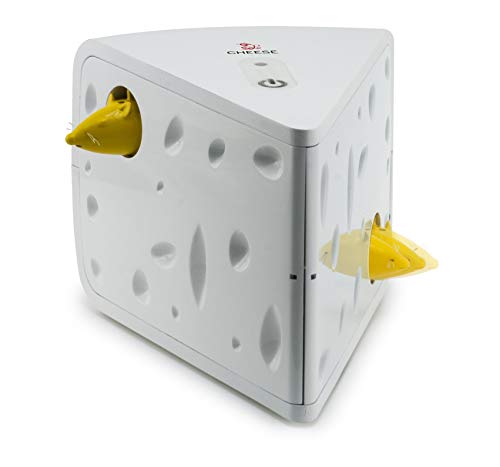 PetSafe Cheese Katzenspielzeug, Interakties Beschäftigungsspielzeug mit Timer, ‎3 AA Batterien erforderlich von PetSafe