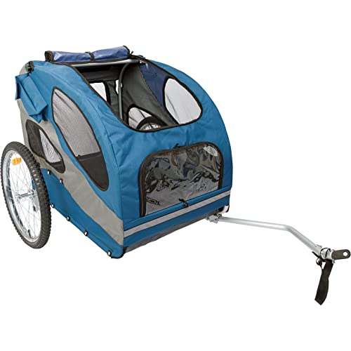 PetSafe Happy Ride Aluminium-Fahrradanhänger für Hunde, Mit Netzfenster und Reflektoren, Größe L, Für Hunde bis zu 13,6 kg PetSafe Happy Ride Aluminium-Fahrradanhänger für Hunde, Mit Netzfenster und Reflektoren, Größe L, Für Hunde bis zu 13,6 kg von PetSafe