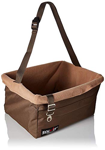 PetSafe, Babysitz, optimaler Komfort, verstärkte Sicherheit, einfache Installation, langlebige Materialien, Elegantes Design, 5-kg-Größe, braune Farbe, Modell Happy Ride von PetSafe