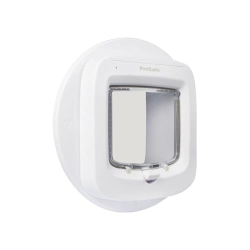 PetSafe Einbauadapter für Mikrochip Katzenklappe, Zum einfachen Einbau in Türen und Wänden aus Glas oder Metall, Weiß, 1 Stück (1er Pack) PetSafe Einbauadapter für Mikrochip Katzenklappe, Zum einfachen Einbau in Türen und Wänden aus Glas oder Metall, Weiß, 1 Stück (1er Pack) von PetSafe