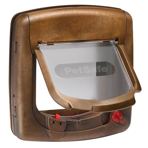 PetSafe Katzenklappe, magnetisch, 4 Positionen, Holz von PetSafe