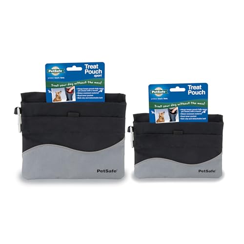 PetSafe Leckerli-Tasche für Hunde, Praktisch fürs Training und Erziehung, Wasser- und schmutzabweisend, Mini, Schwarz von PetSafe