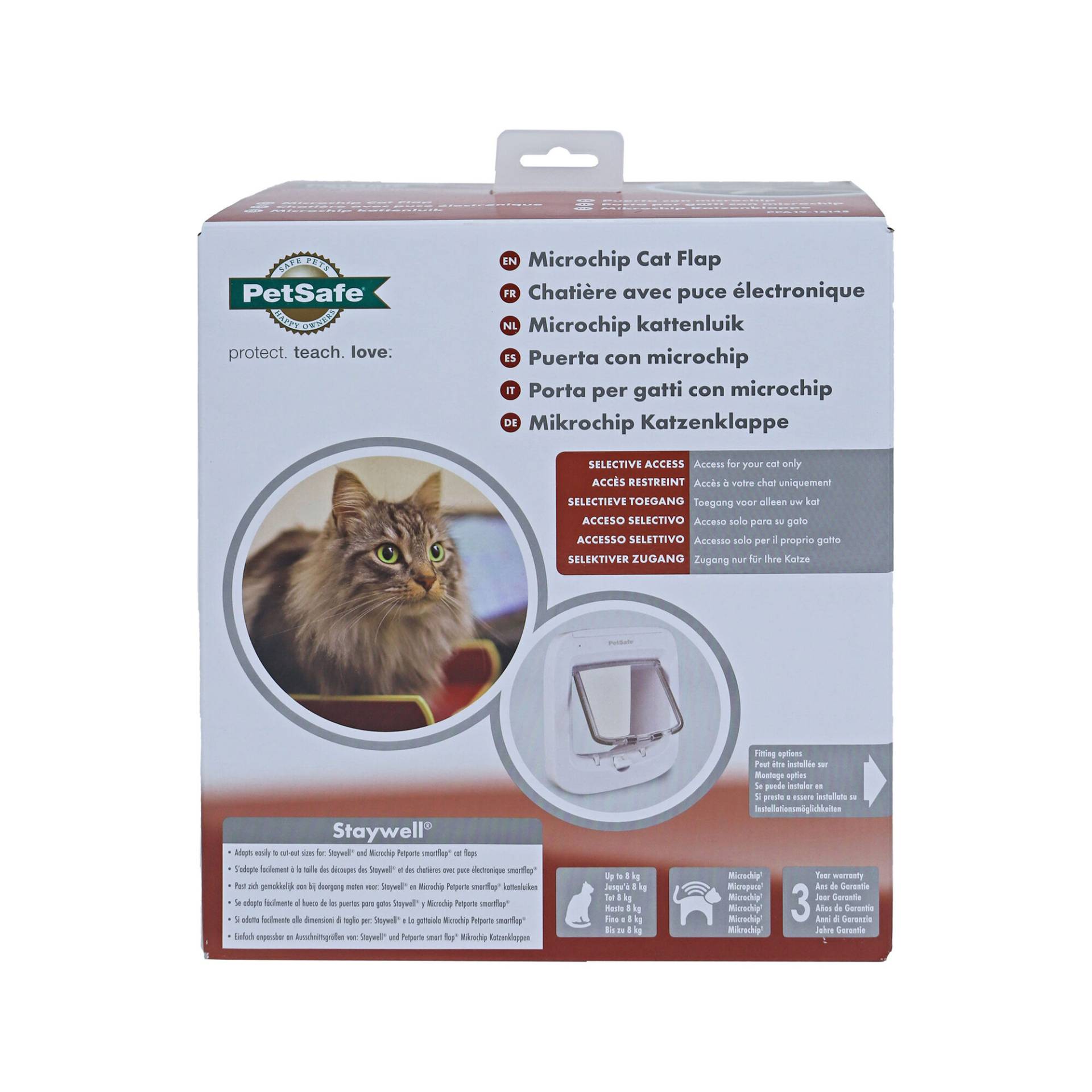 PetSafe Mikrochip Katzenklappe - Weiß von PetSafe