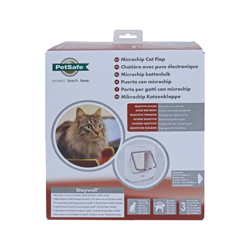 PetSafe Mikrochip Katzenklappe - Weiß von PetSafe