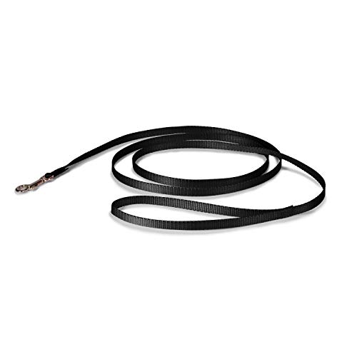 PetSafe Nylon-Leine, 1,9 cm x 1,8 m, Schwarz – LSH-3/8-X-6-BLK von PetSafe