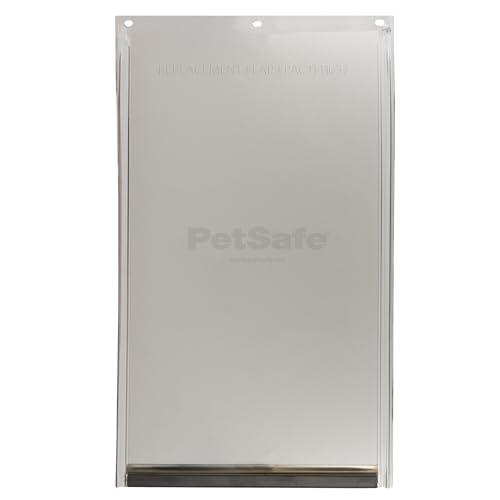 PetSafe Freedom PAC11-11037 – PAC11-11037 Ersatztür kompatibel mit Hunde- und Katzentüren – einfach auszutauschen – wetterfestes Vinyl – braun – kleine Größe von PetSafe