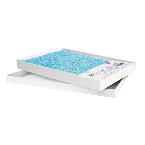 PetSafe ScoopFree Ersatzschale mit Silikat Katzenstreu, Für selbstreinigende Katzentoilette ScoopFree geeignet, 1er-Pack, Hält bis zu 30 Tage, Blau von PetSafe