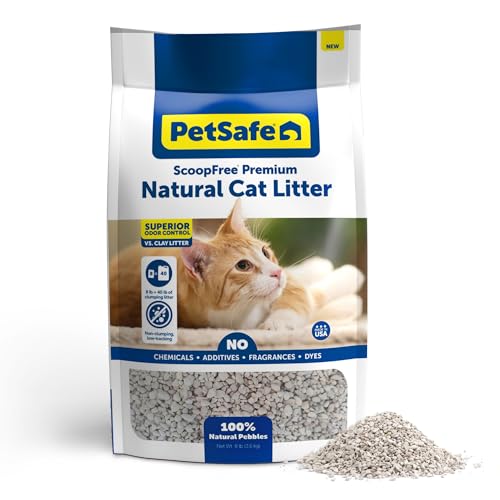 PetSafe ScoopFree Premium natürliches Katzenstreu, 100 % natürliche, nicht klumpende Katzenstreu, 21+ Tage Geruchskontrolle, keine Chemikalien, Zusatzstoffe, Farbstoffe oder Duftstoffe, Verwendung mit PetSafe ScoopFree Premium natürliches Katzenstreu, 100 % natürliche, nicht klumpende Katzenstreu, 21+ Tage Geruchskontrolle, keine Chemikalien, Zusatzstoffe, Farbstoffe oder Duftstoffe, Verwendung mit von PetSafe