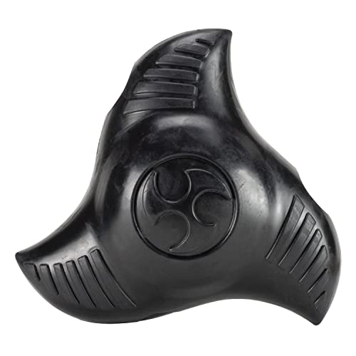 PetSafe Squeak ‘n Treat Ninja Star Hundekauspielzeug, Snackspender aus Naturkautschuk mit Quietschgeräuschen, Größe L, Schwarz PetSafe Squeak ‘n Treat Ninja Star Hundekauspielzeug, Snackspender aus Naturkautschuk mit Quietschgeräuschen, Größe L, Schwarz von PetSafe