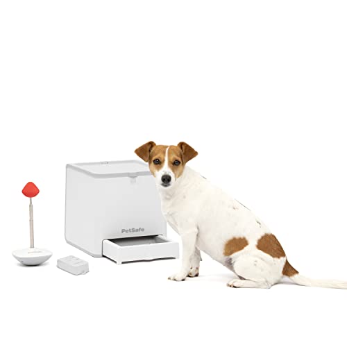 PetSafe Teach & Treat Ferngesteuerter Belohnungstrainer für Hunde, Training und positive Verstärkung, 4 D-Batterien nötig, Weiß von PetSafe