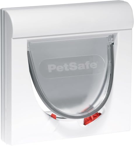 Staywell 932GIFD Klassische Katzenklappe, 4-Wege-Verschlusssystem, magnetisch von PetSafe