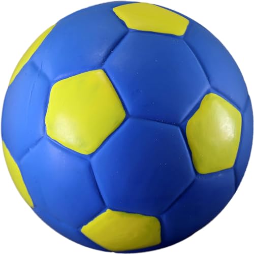 PetSport Naturflex Großes Fußball-Latex-Kauspielzeug für Hunde, natürliches Latex-Gummi, frei von schädlichen Chemikalien, 12,7 cm von PetSport