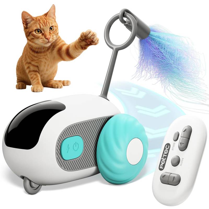 PetTec RC Auto interaktives Katzenspielzeug von PetTec