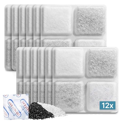 PetTec Trockenmittel Desiccant für Pet Cam Buddy 3er Pack - 12er Pack - 3-Fach Schutz für frisches Futter (Groß - 12er Pack) von PetTec