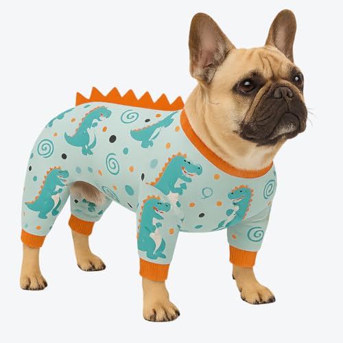 PetWarm Hunde-Pyjama, Dinosaurier-Druck, für alle Jahreszeiten, Grün, Größe XL PetWarm Hunde-Pyjama, Dinosaurier-Druck, für alle Jahreszeiten, Grün, Größe XL von PetWarm