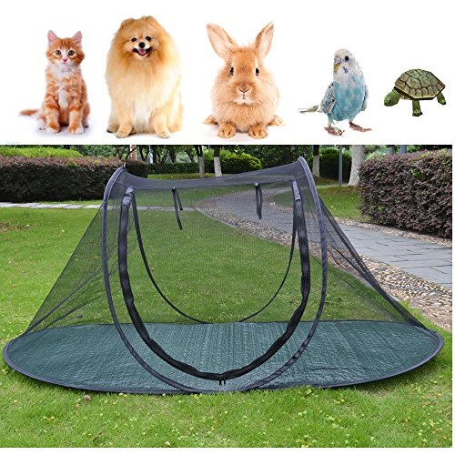 Wurfzelt für Haustiere, Laufkäfig für Hunde, Katzen, Vögel, Papageien, Schildkröten, Reptilien, Freigehege für Kleintiere, zum Spielen, für den Innen- und Außenbereich Wurfzelt für Haustiere, Laufkäfig für Hunde, Katzen, Vögel, Papageien, Schildkröten, Reptilien, Freigehege für Kleintiere, zum Spielen, für den Innen- und Außenbereich von Petall