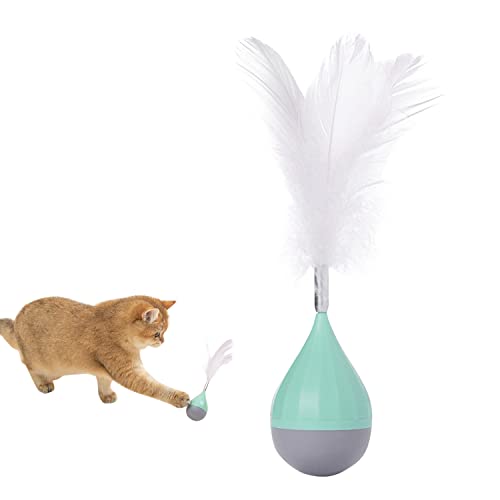 Petalum Interaktives Katzenspielzeug Spielzeug mit Federn Tumbler Spielzeug für Katzen Federspielzeug Petalum Interaktives Katzenspielzeug Spielzeug mit Federn Tumbler Spielzeug für Katzen Federspielzeug von Petalum