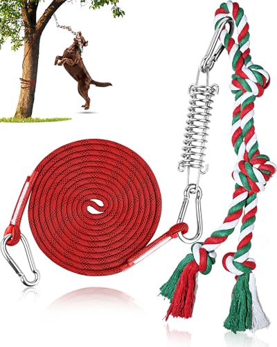 Petbobi Bungee-Hundespielzeug, Seilzug, Outdoor-Hundespielzeug für Pitbull, interaktiv und Übung, Federstab-Haltegurt mit strapazierfähigem Seil, Outdoor-Hängespielzeug für große Hunde, reduziert Petbobi Bungee-Hundespielzeug, Seilzug, Outdoor-Hundespielzeug für Pitbull, interaktiv und Übung, Federstab-Haltegurt mit strapazierfähigem Seil, Outdoor-Hängespielzeug für große Hunde, reduziert von Petbobi