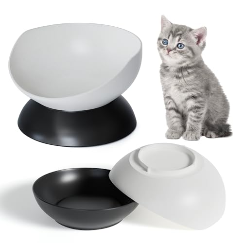 Melamin Katzennapf, Erhöhter 2-in-1 Katzenfutternapf, abnehmbar Melamin Katzennapf, Erhöhter 2-in-1 Katzenfutternapf, abnehmbar von Petdream