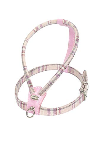La Cinopelca Handgefertigtes Hundegeschirr aus Leder und Camvas, Schottenkaro, klein, Rosa La Cinopelca Handgefertigtes Hundegeschirr aus Leder und Camvas, Schottenkaro, klein, Rosa von Petego