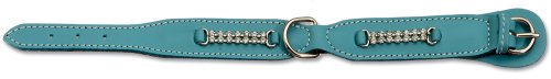 Petego La CINOPELCA Hundehalsband Gepolsterte Leder Hundehalsband in Design Farben mit Kristallen Petego La CINOPELCA Hundehalsband Gepolsterte Leder Hundehalsband in Design Farben mit Kristallen von Petego
