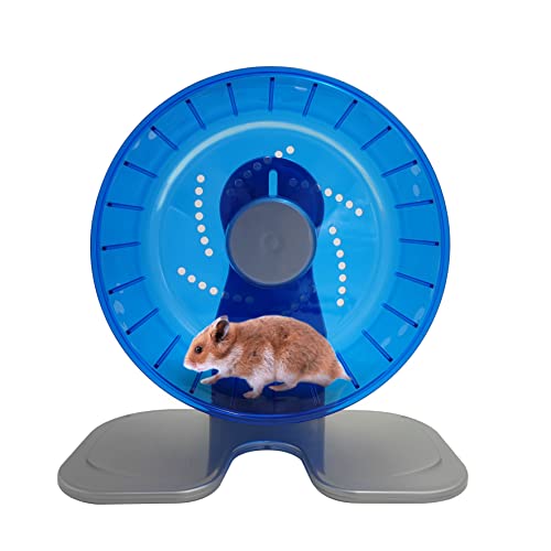 Petest Hamster Laufrad Leise Spinner Hamster Laufräder Ø 21,1 cm blau von Petest