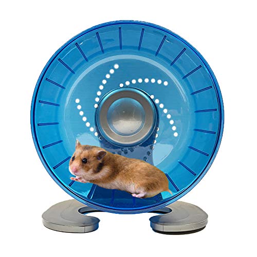 Petest Hamster Laufrad Silent Spinner Hamster Laufräder Ø 17,0 cm Blau von Petest