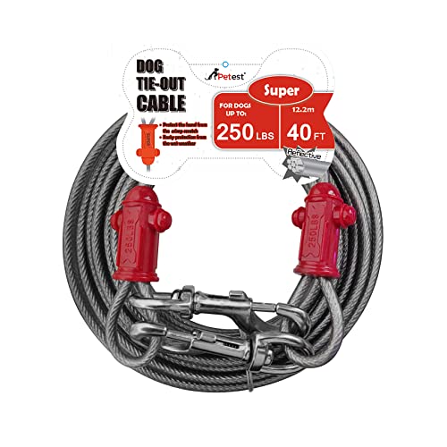 Petest Reflektierendes Kabel mit Crimpabdeckung für Superhunde bis zu 113,4 kg, 100 m Petest Reflektierendes Kabel mit Crimpabdeckung für Superhunde bis zu 113,4 kg, 100 m von Petest