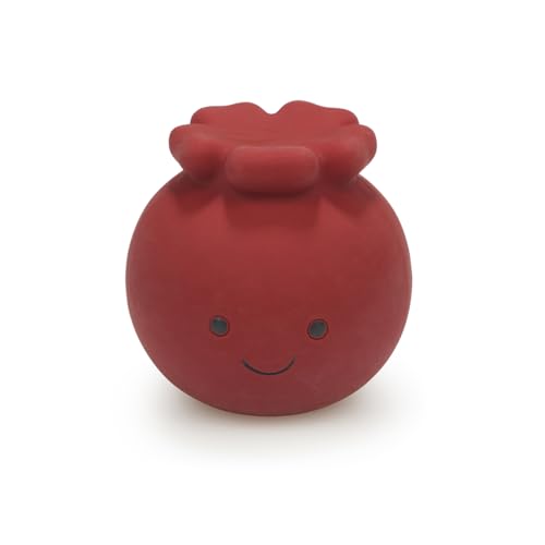 Petface Foodie Faces Carrie Cranberry Latex-Hundespielzeug mit integriertem Quietscher Petface Foodie Faces Carrie Cranberry Latex-Hundespielzeug mit integriertem Quietscher von Petface