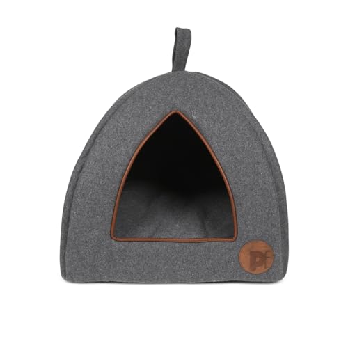 Petface Graphitgraues Iglu-Katzenbett aus Filz Petface Graphitgraues Iglu-Katzenbett aus Filz von Petface