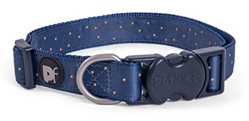 Petface Hundehalsband, ockerfarben kleingepunktet, klein Petface Hundehalsband, ockerfarben kleingepunktet, klein von Petface