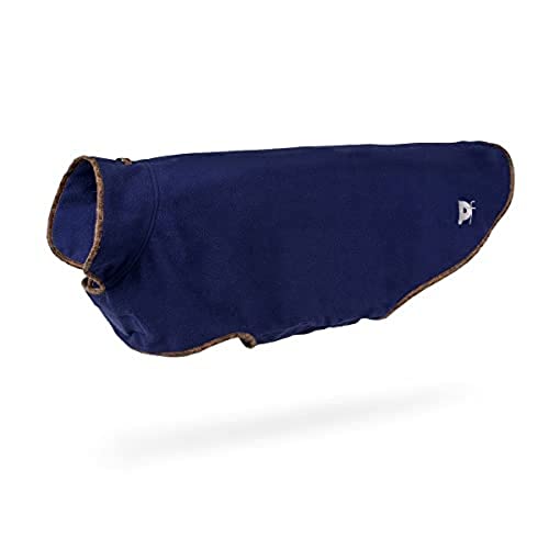 Petface Hundemantel, Fleece, Größe S, 35 cm, Marineblau von Petface