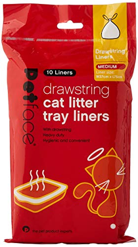 Petface Katzenklo mit Kordelzug, Größe M (10er-Pack), Verpackung kann variieren Petface Katzenklo mit Kordelzug, Größe M (10er-Pack), Verpackung kann variieren von Petface