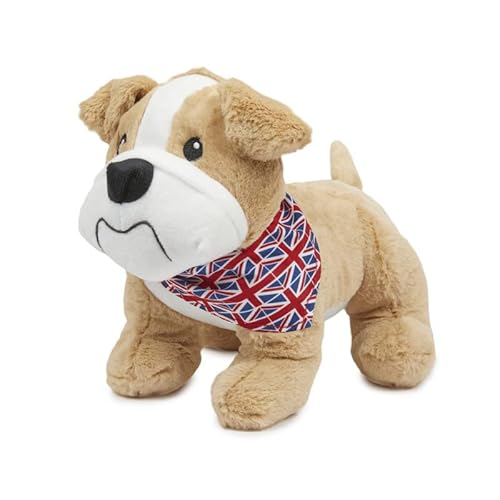 Petface King's Coronation Bailey die Bulldogge Plüsch-Hundespielzeug, Welpenspielzeug, gefüllt, quietschend Petface King's Coronation Bailey die Bulldogge Plüsch-Hundespielzeug, Welpenspielzeug, gefüllt, quietschend von Petface