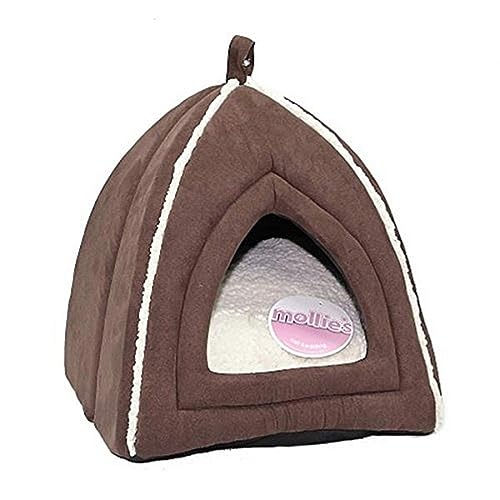 Petface Mollie's Luxus-Katzenkörbchen in Iglu-Form aus Wildlederimitat Petface Mollie's Luxus-Katzenkörbchen in Iglu-Form aus Wildlederimitat von Petface