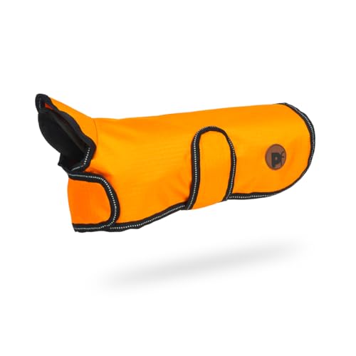 Petface Outdoor Paws 2-in-1 Hundemantel, 35 cm, Orange, 1 Stück von Petface