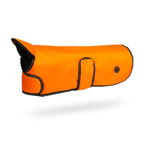 Petface Outdoor Paws 2-in-1 Hundemantel, Orange, 60 cm, 1 Stück von Petface