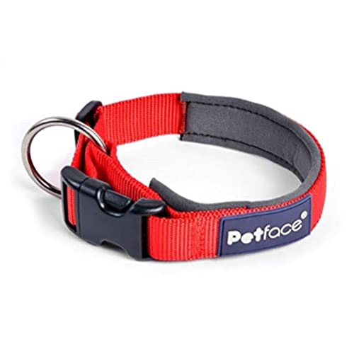 Petface Outdoor Paws - Hundehalsband aus Neopren, S, rot Petface Outdoor Paws - Hundehalsband aus Neopren, S, rot von Petface