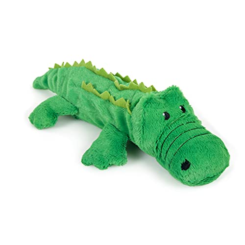 Petface Planet Carlos das Krokodil umweltfreundliches Plüsch-Hundespielzeug aus recycelten Kunststoffflaschen von Petface