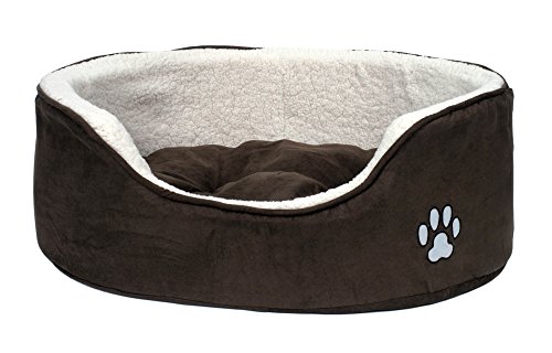 Petface Sams Luxus-Hundekörbchen oval, S von Petface