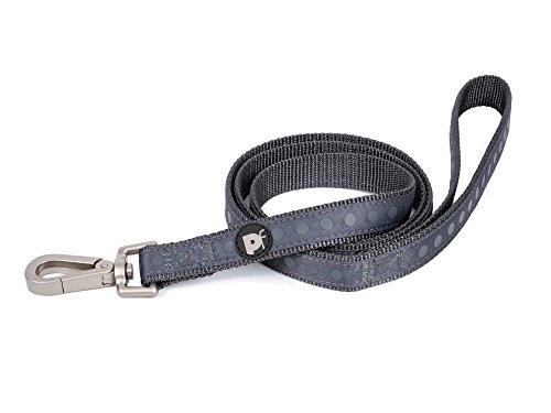 Petface Steel Hundeleine, gepunktet, Größe M, Grau Petface Steel Hundeleine, gepunktet, Größe M, Grau von Petface