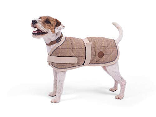 Petface Tan Hundemantel Tweed, 30 cm von Petface