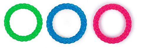 Toyz gedrehter Ring, blau/grün/rosa von Petface