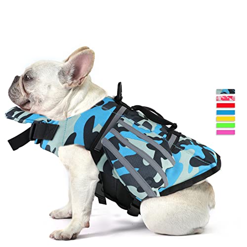 Petglad Hundeschwimmweste, Flügel-Design, Haustier-Schwimmweste, Hundeschwimmweste, Lebensretter, Badeanzug mit Griff für Schwimmbad, Strand, Bootfahren, kleine, mittelgroße und große Hunde Petglad Hundeschwimmweste, Flügel-Design, Haustier-Schwimmweste, Hundeschwimmweste, Lebensretter, Badeanzug mit Griff für Schwimmbad, Strand, Bootfahren, kleine, mittelgroße und große Hunde von Petglad