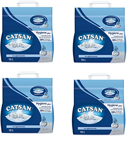 6 Packungen Catsan Hygiene Plus 10 l für Katzen, 60 l von Petgnam