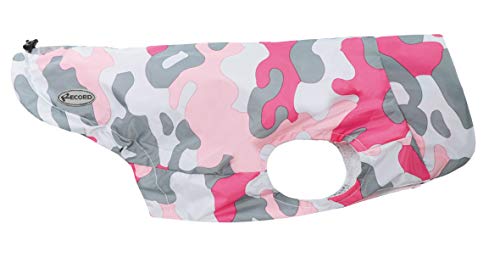 Record Pollock Regenmantel für Hunde, Camouflage-Pink, Größe XS 30 cm von Petgnam